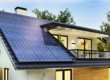 A beautiful home with solar panels, installed by Pro Terra Solar
